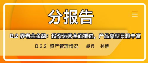 養老金金融 投資運營全面推進,產品類型日趨豐富之二 資產管理情況